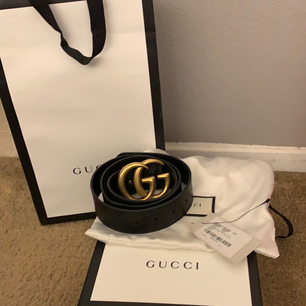 Black Gucci Women Belt